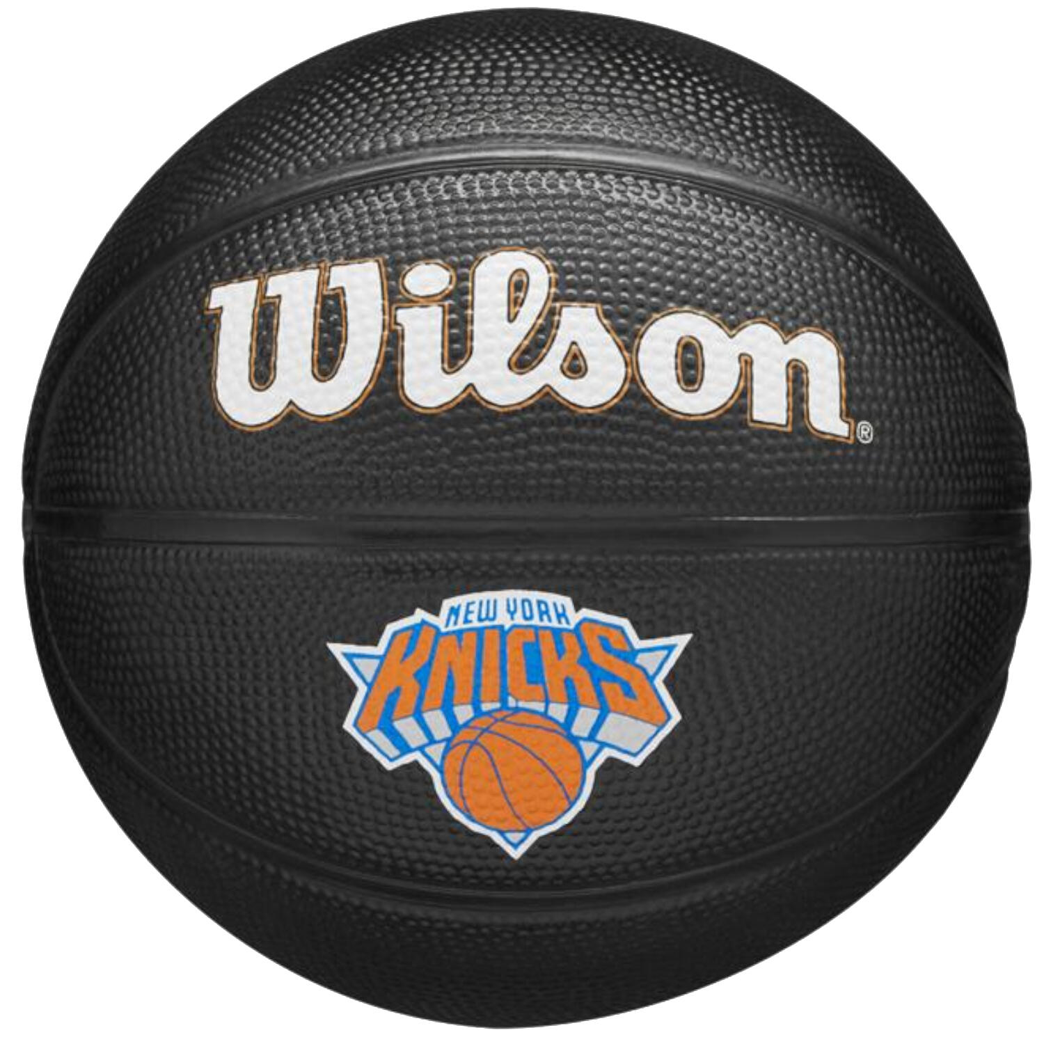 Wilson Team Tribute New York Knicks Mini Ball WZ4017610XB, unisex, piłki do koszykówki, Czarne