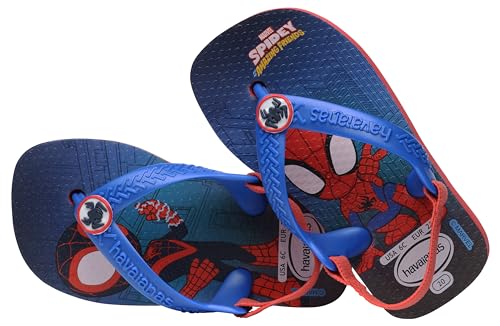 Havaianas Unisex Baby Marvel Sandal, czerwone, 37 EU, Czerwony, 4 UK Child