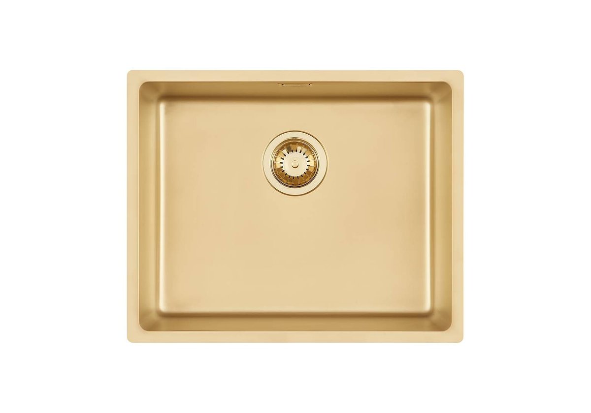 FOSTER SMOKEY BOWL 50x40 UNDERMOUNT GOLD