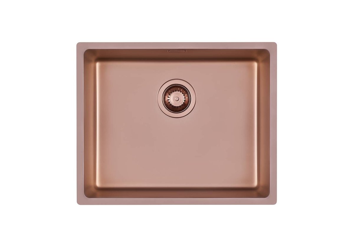 FOSTER SMOKEY BOWL 50x40 UNDERMOUNT COPPER
