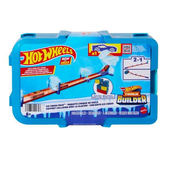 Hot Wheels, Track Builder, Lodowy tor, zestaw do zabawy