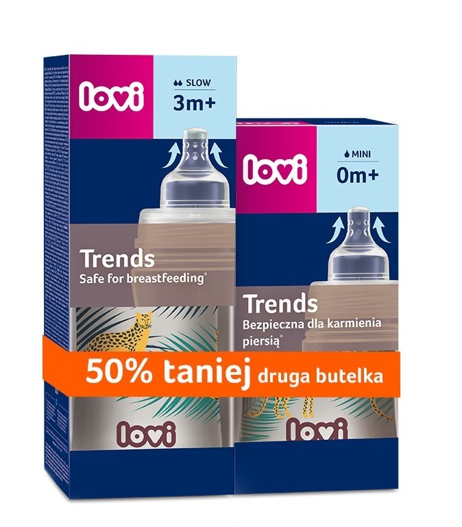 Lovi , Trends Jungle Vibes, zestaw butelek, 120 ml + 240 ml