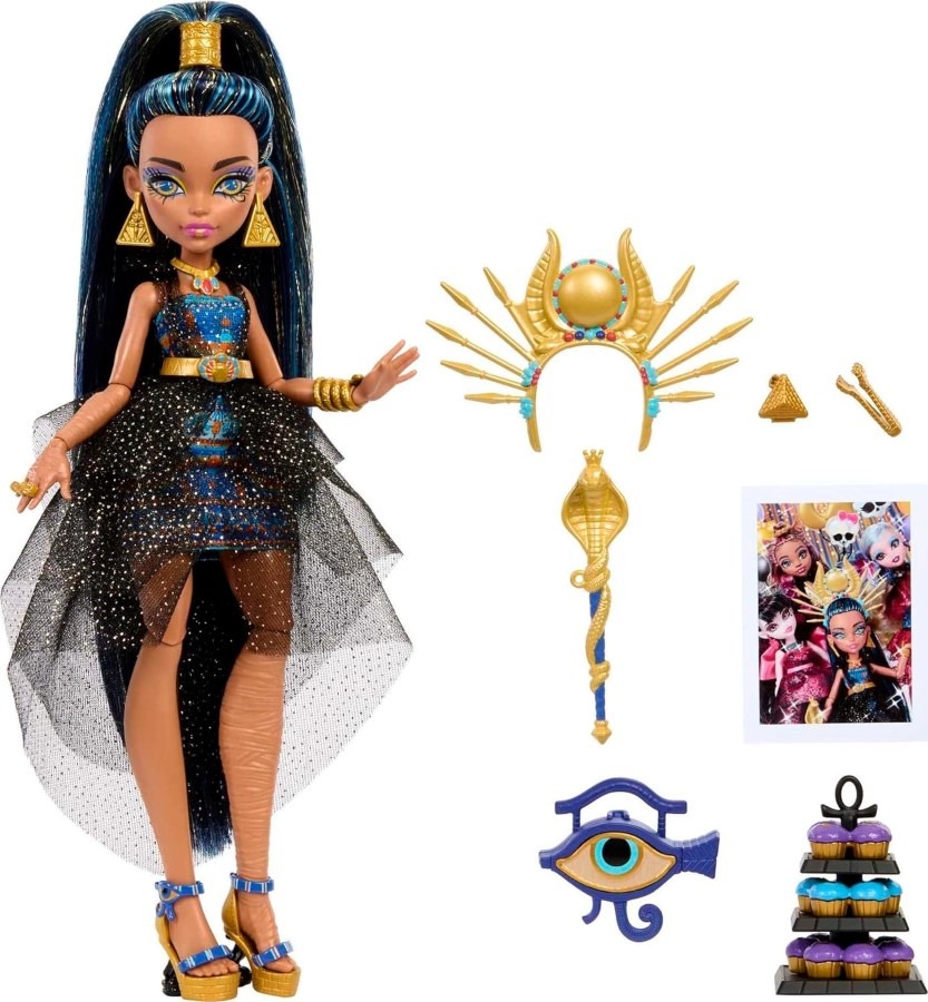 Mattel Monster High, Upiorny bal, Cleo De Nile, lalka z akcesoriami