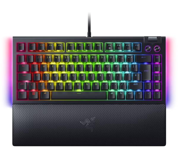 Razer BlackWidow V4 75% ISO - Orange Switch - czarny RZ03-05000400-R3E1