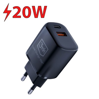 3mk Hyper Charger 20W Black