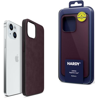 Etui 3MK Hardy MagFabric Case do Apple iPhone 15 Plus Bordowy