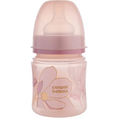 Canpol babies butelka antykolkowa EasyStart 120ml GOLD ze smoczkiem 0m+