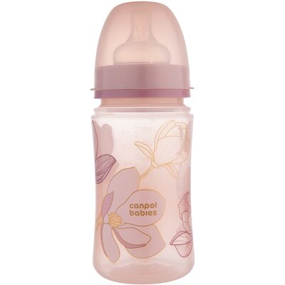 Canpol babies butelka antykolkowa EasyStart 240ml GOLD ze smoczkiem 3m+