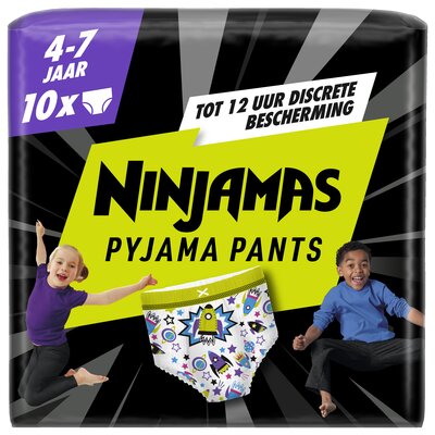 Pampers Ninjamas Chłopiec Pieluchomajtki, 10 par pieluchomajtek 7 lat