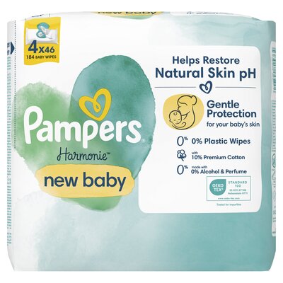 Pampers Harmonie New Baby 184 szt. (4x46 szt.)