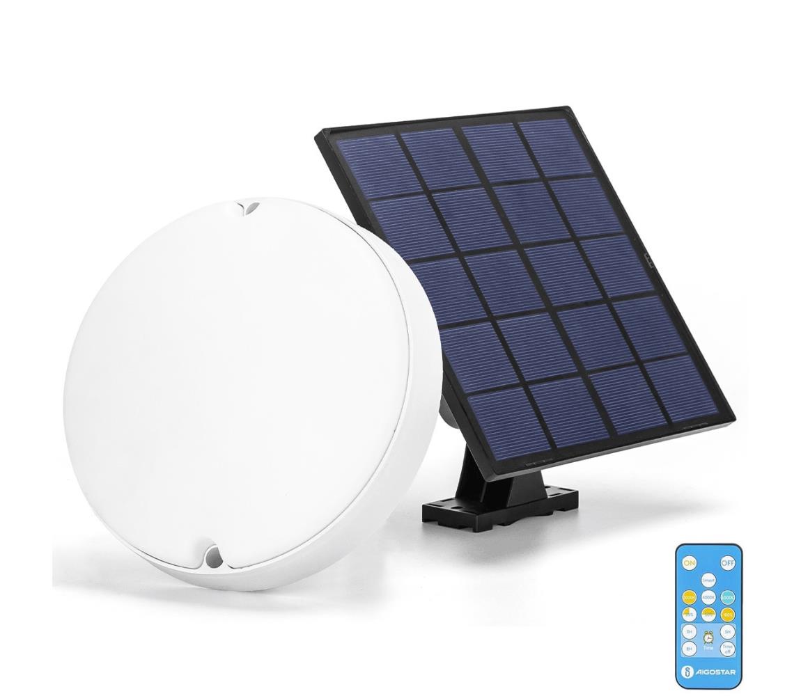 Aigostar - LED Plafon solarny LED/3,2V 3000K/4000K/6500K IP65 + pilot