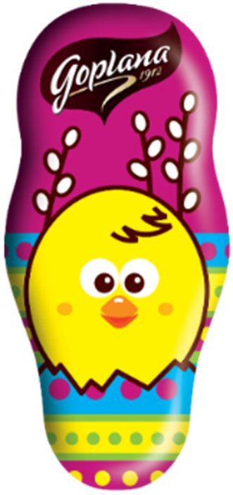 Goplana Kurczak Figurka o smaku karmelowym w czekoladzie 30 g