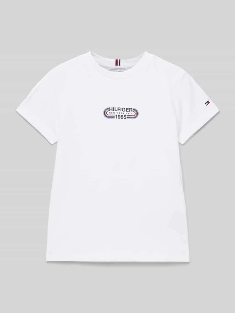 T-shirt z nadrukiem z logo