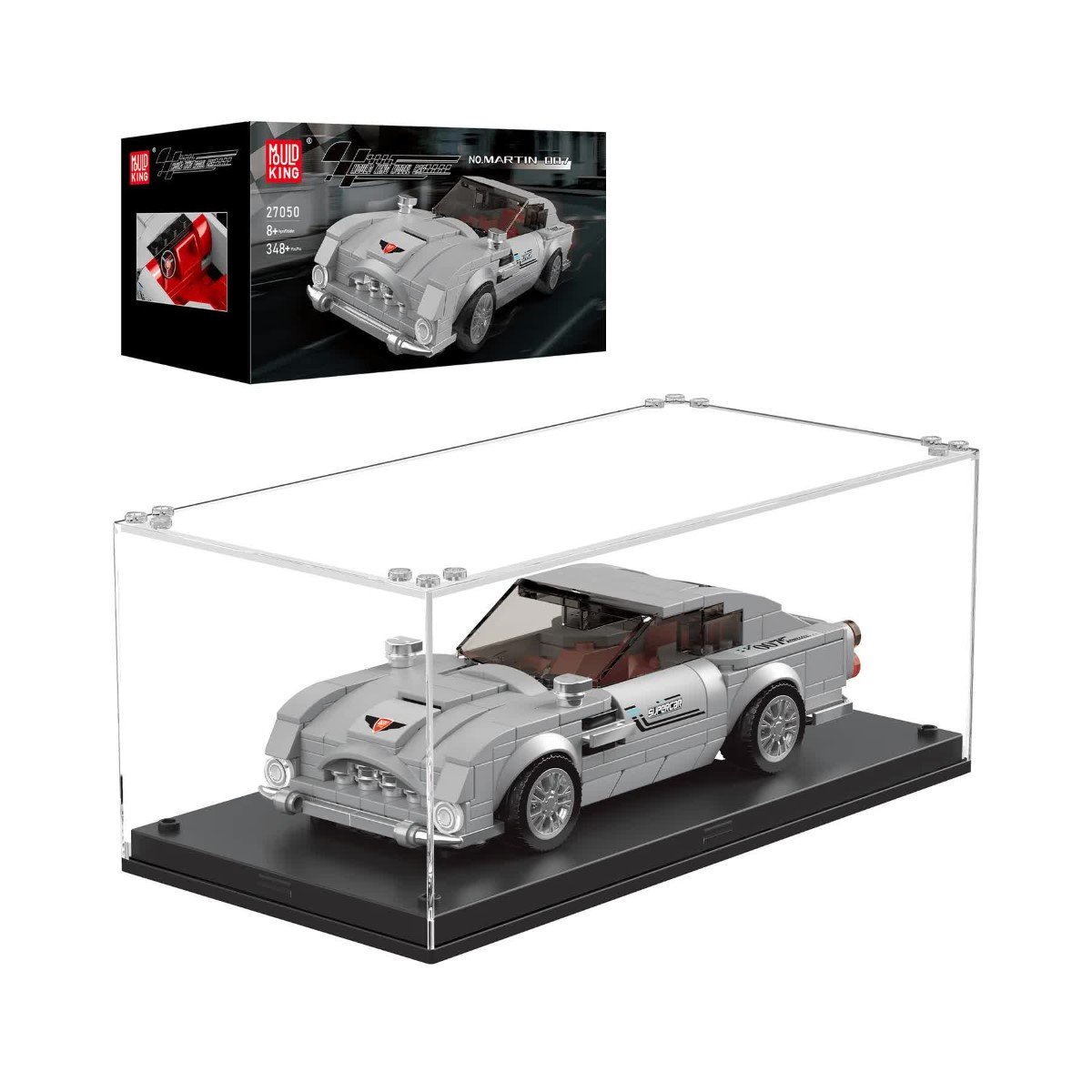 Auto Aston Martin 007 + box - Klocki MOULD KING 348el. TECHNIC