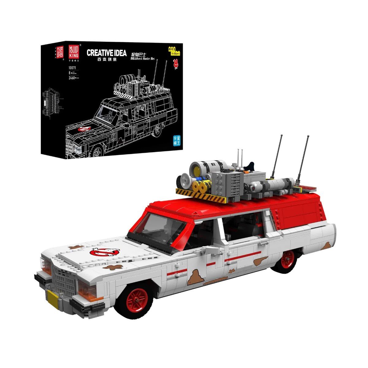 Auto GHOSTBUSTERS - Klocki MOULD KING 2468el. TECHNIC