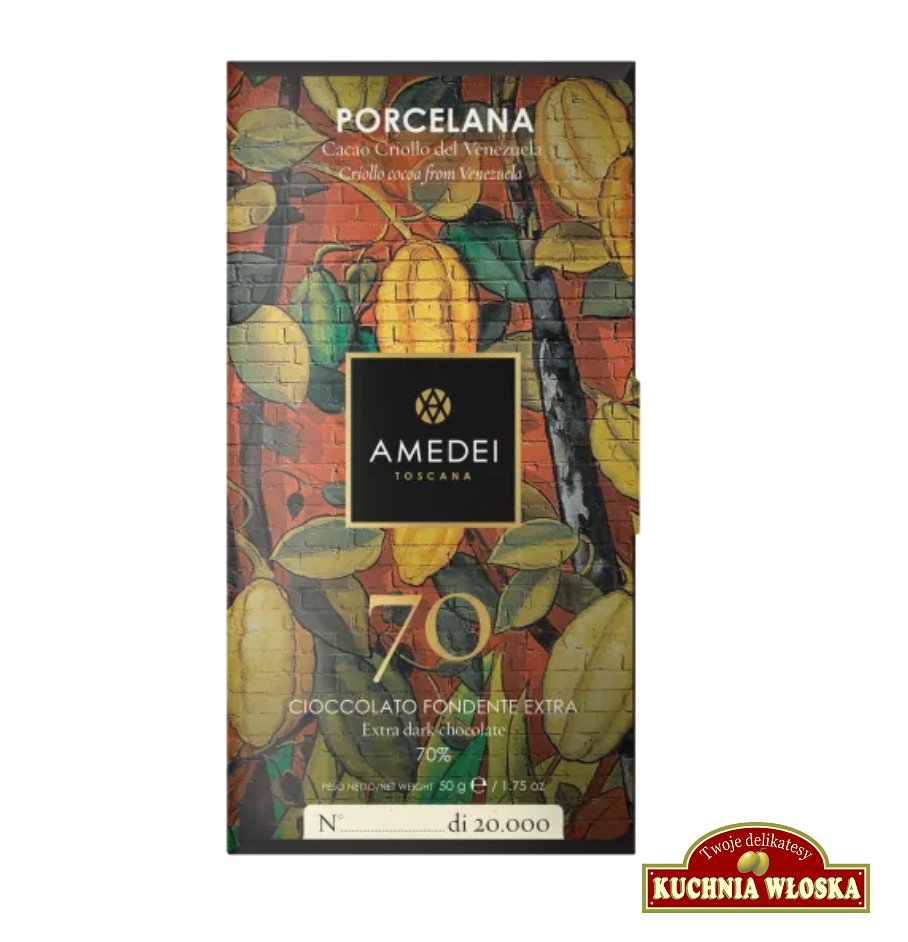 Porcelana - czekolada ciemna 70% 50g / Amedei