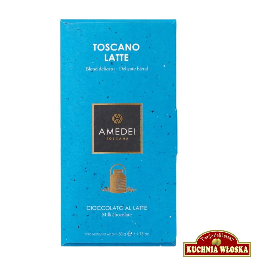 Toscano Latte - czekolada mleczna 50g / Amedei