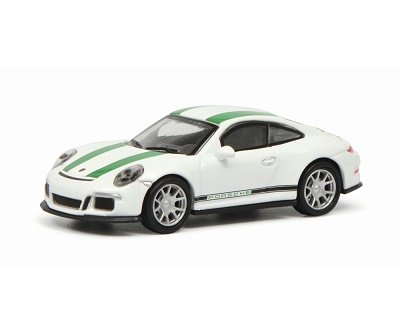 Schuco Porsche 911 R White Green  1:87 452630000