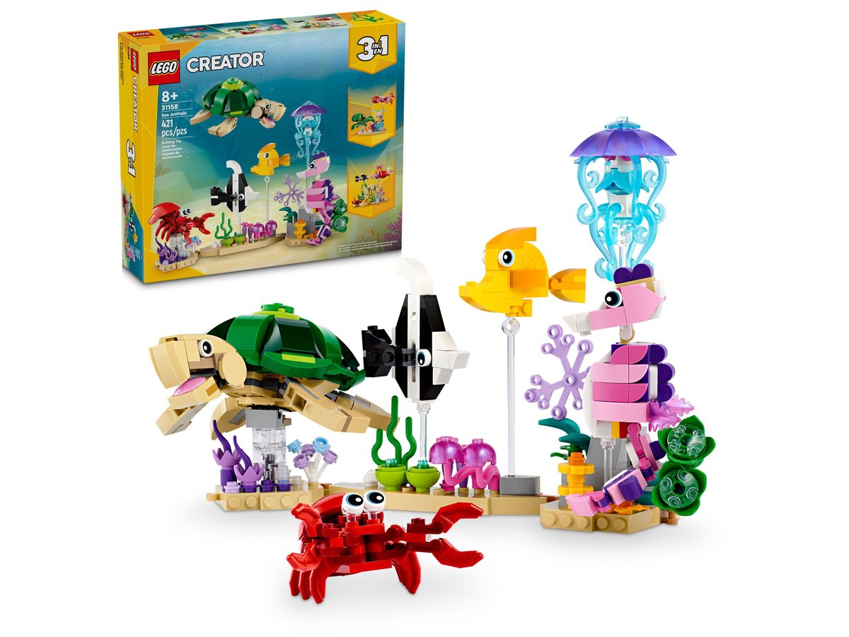 LEGO 31158 Creator 3w1 - Zwierzęta morskie