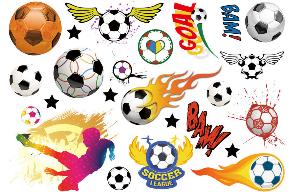 Tatuaże dla Dzieci Piłka Goal (1 szt)