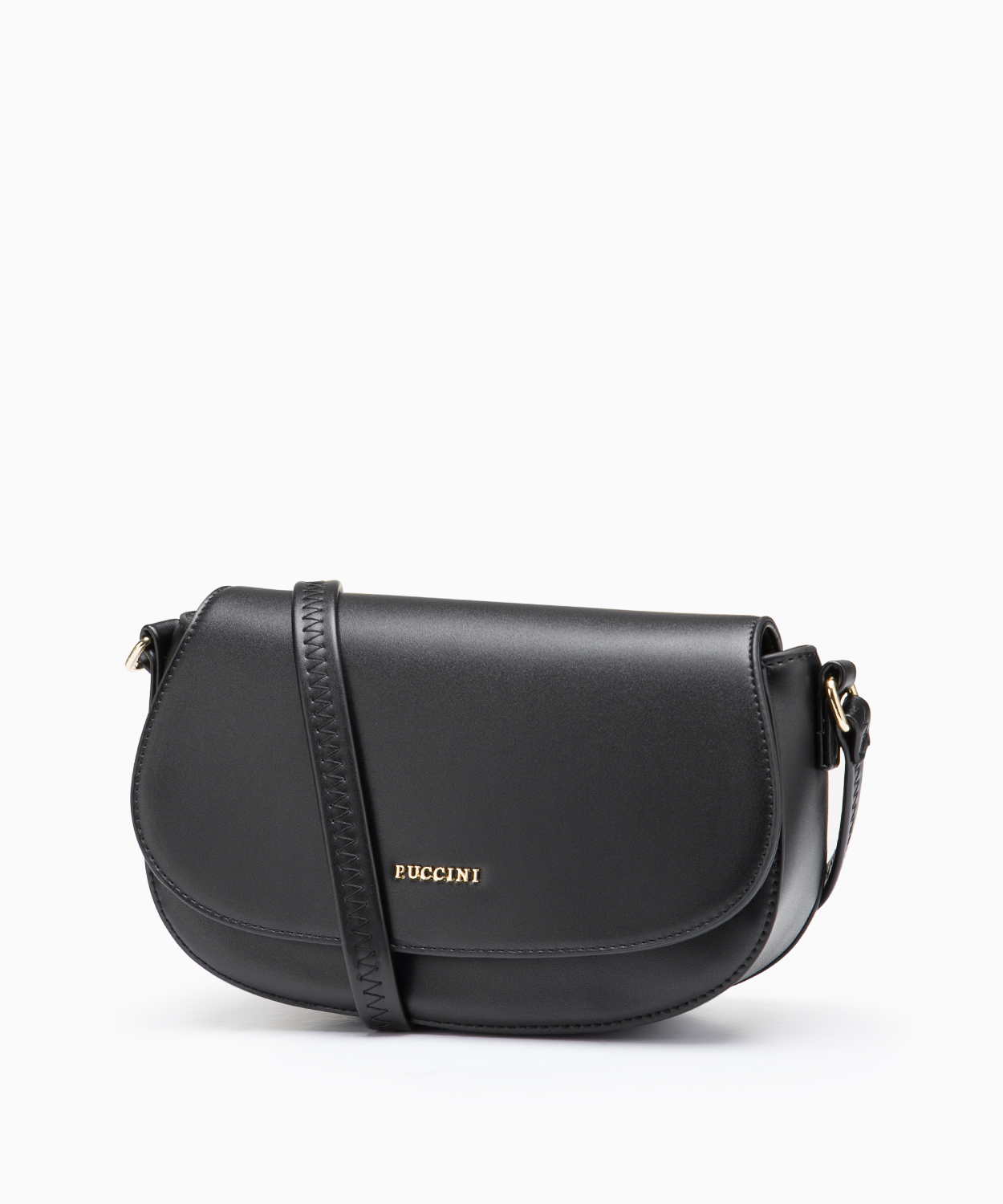 PUCCINI Torebka bagietka crossbody czarna