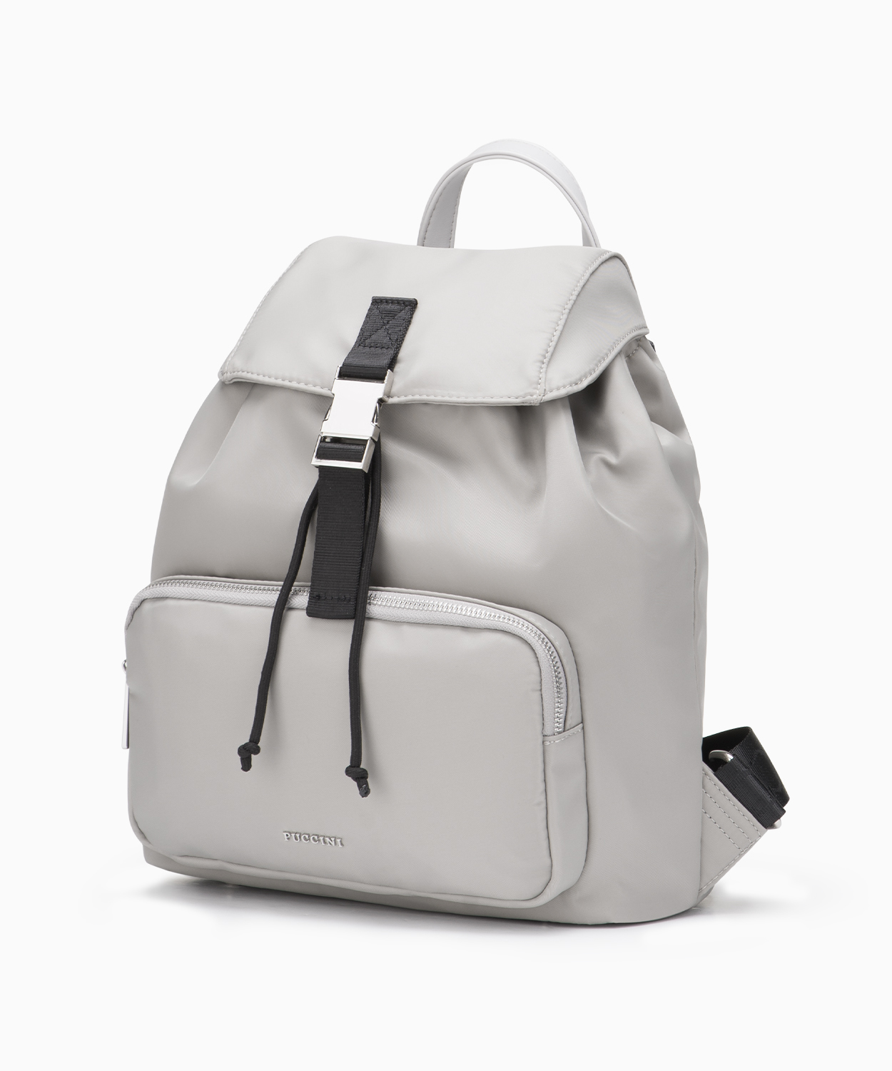 PUCCINI Plecak damski srebrny