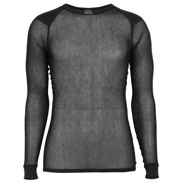 Męska koszulka Brynje of Norway Super Thermo Shirt w/inlay Rozmiar: L / Kolor: czarny