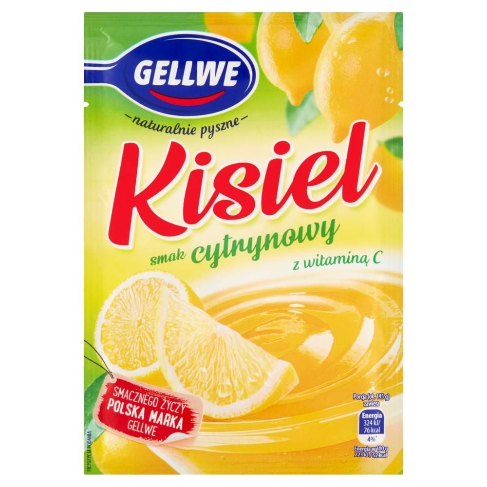 Gellwe Kisiel smak cytrynowy 38 g