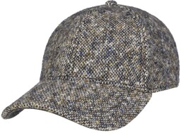 Czapka Classic Donegal Tweed by Stetson, niebieski, One Size