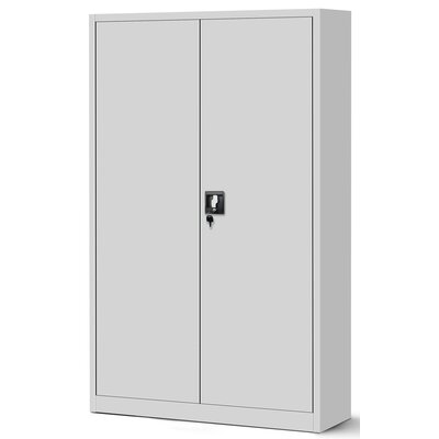 JAN NOWAK JAN NOWAK model JAN II szeroka biurowa szafa metalowa na akta szara 5902560335231