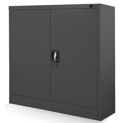 JAN NOWAK model BEATA 900x930x400 metalowa szafka z drzwiami: antracytowa