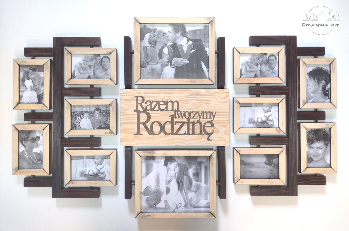 Multirama Galeria Ścienna ramki na zdjęcia 10x15cm