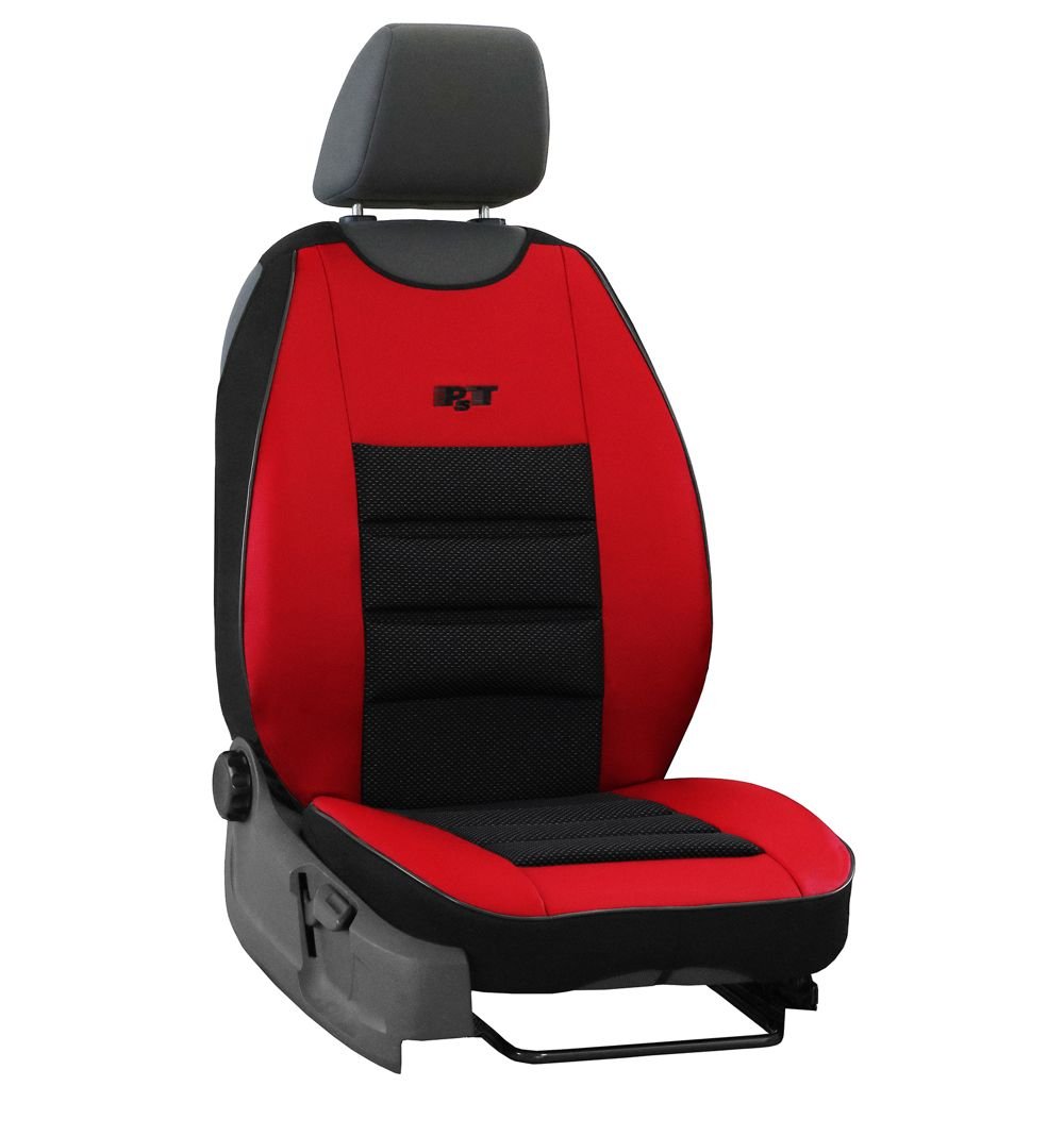 Mata tłoczona uniwersalna Leather Ergonomic (czerwona) 1szt