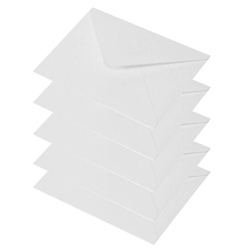 Koperta do kartki A5 15,8x22 biała - Rzeczy z papieru - 5szt
