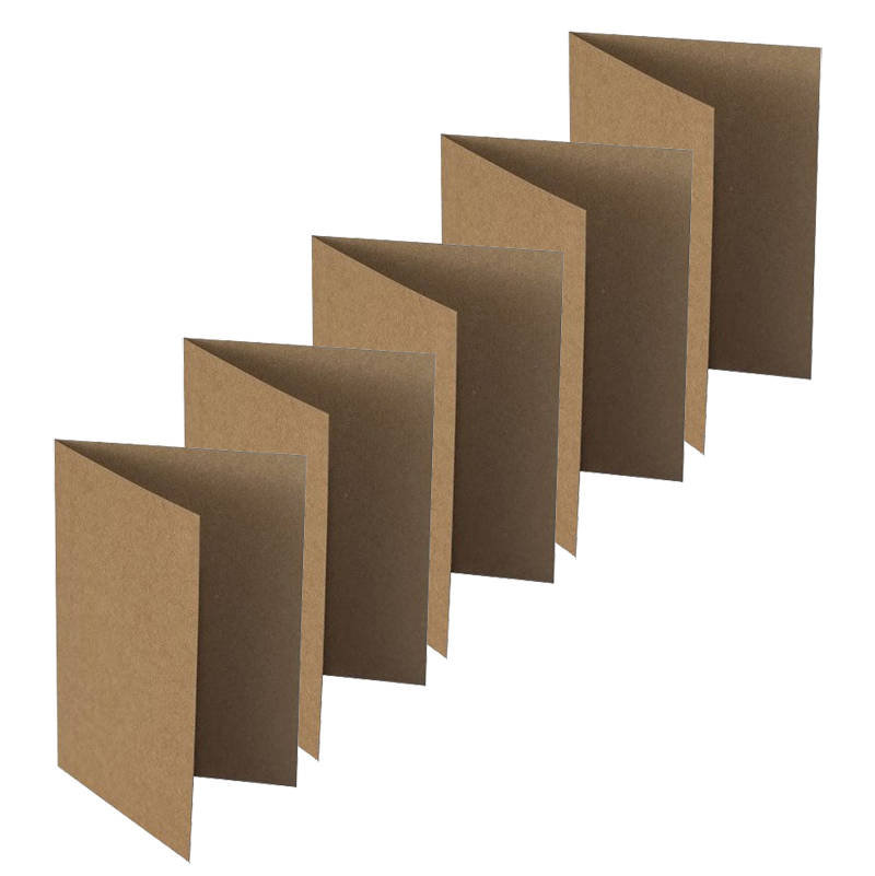 Baza do kartki pozioma C6 11,4x16,2 kraft - Rzeczy z papieru - 5szt