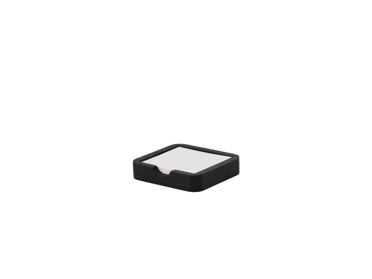 Oakywood drewniana tacka na sticky notes, czarny