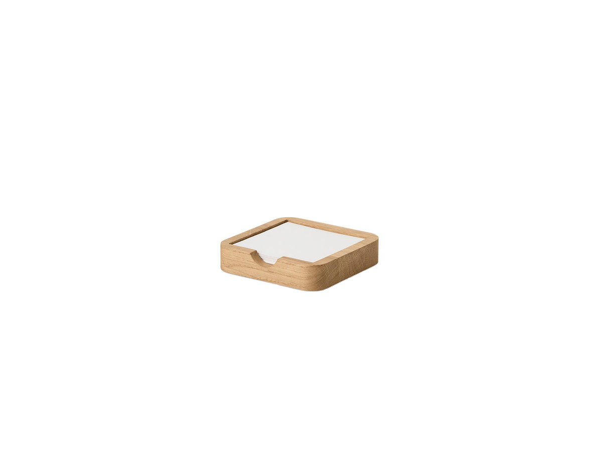 Oakywood, drewniana tacka na sticky notes, oakyblocks, dąb