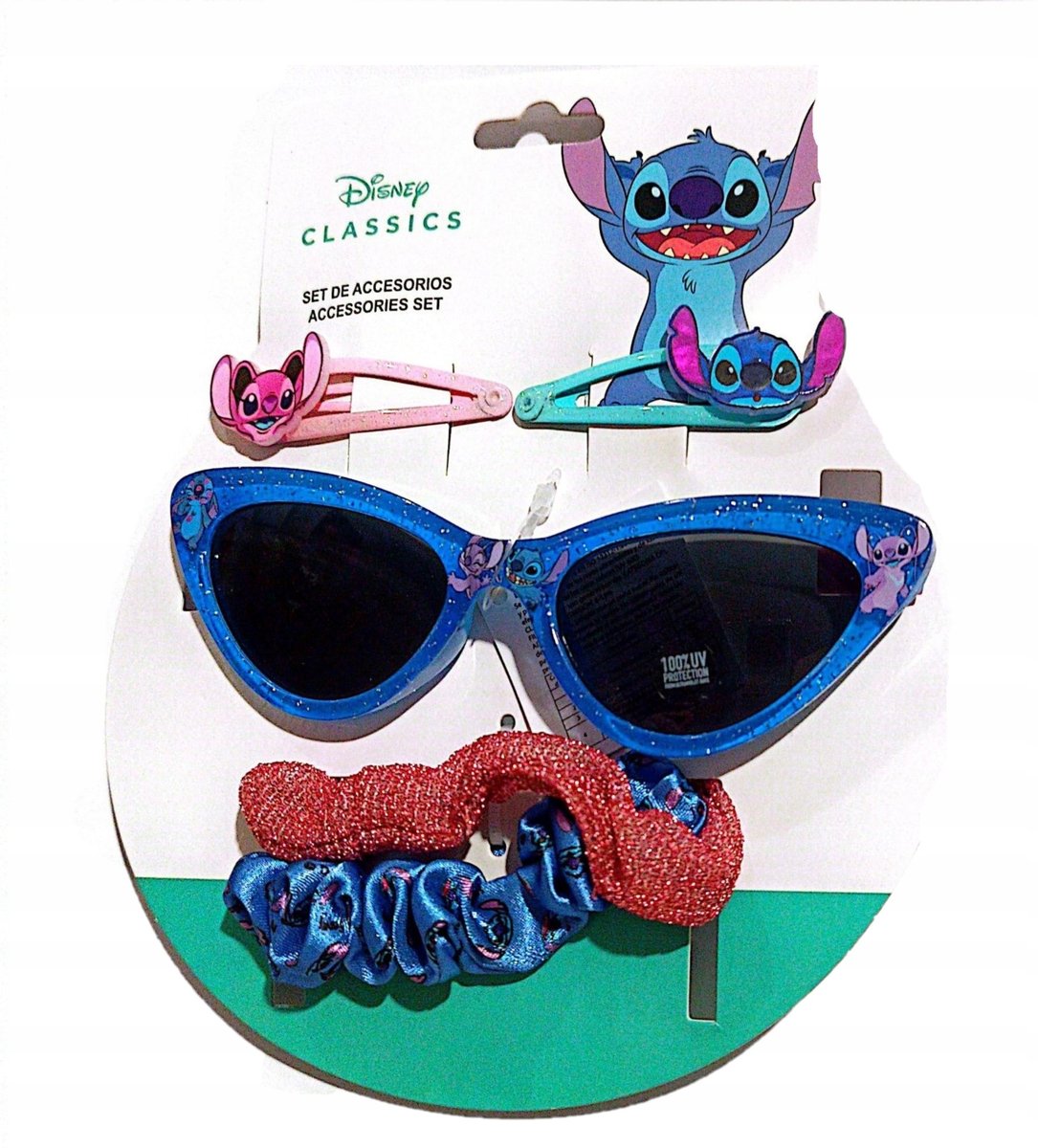 Cerda, Lilo I Stitch Okulary Przeciwsłoneczne Spinki Gumki Stich Frotki