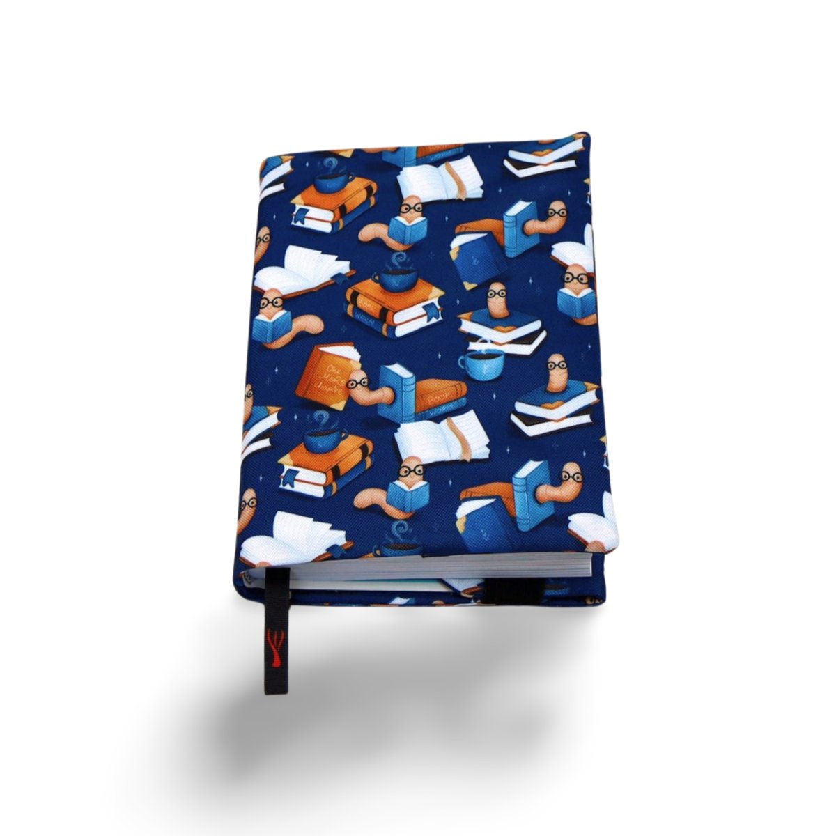 Etui Okładka na książkę Bookworm Navy Medium A5