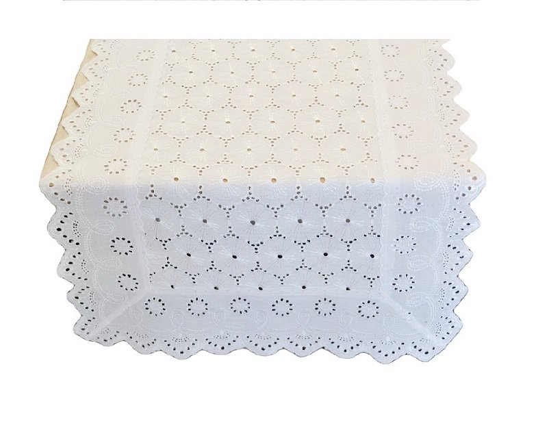Serweta ażurowa biała elegancka Nela 85x85 541