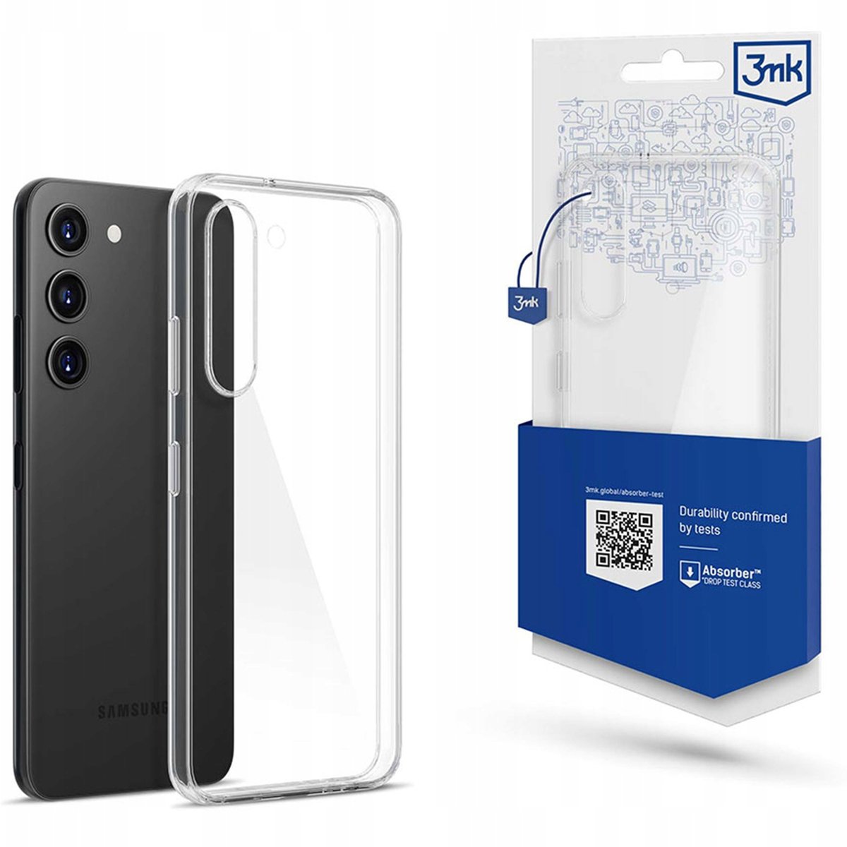 Etui na telefon Samsung Galaxy S23 5G - 3mk Clear Case