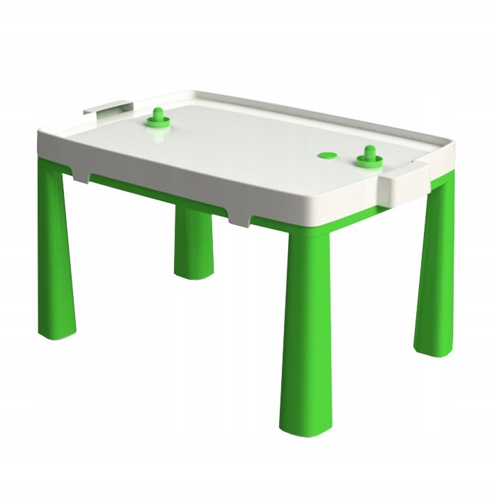 ZIELONY STOLIK DLA DZIECKA DOMOWY OGRODOWY ZESTAW 2W1 GRA CYMBERGAJ