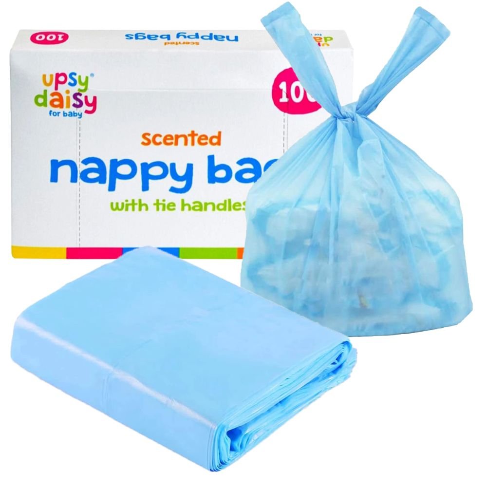 100x Woreczki na Zużyte Pieluchy Worki Pachnące Zapachowe na Pieluszki