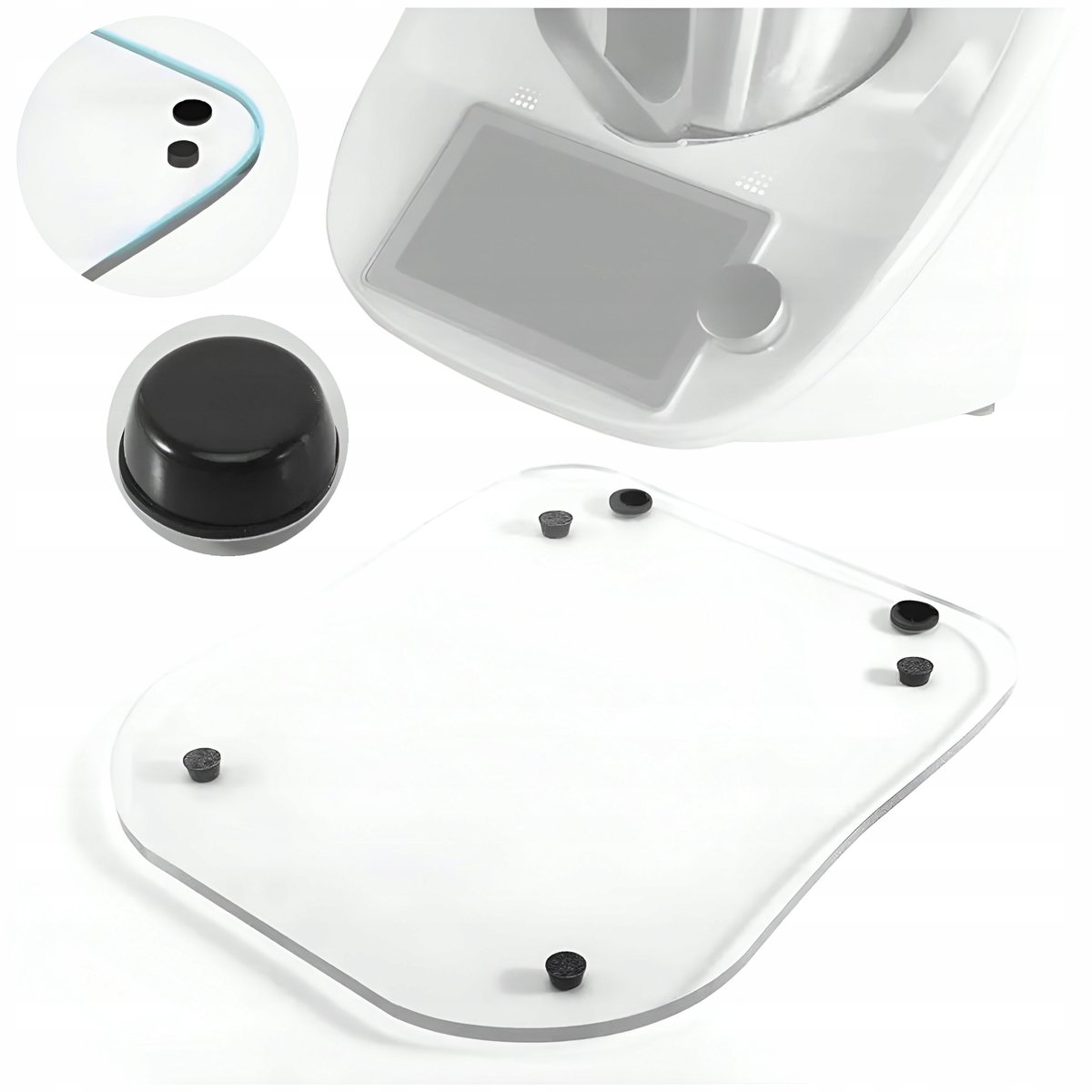 Podkładka Podstawka Deska Przezroczysta Antypoślizgowa Do Thermomix TM6