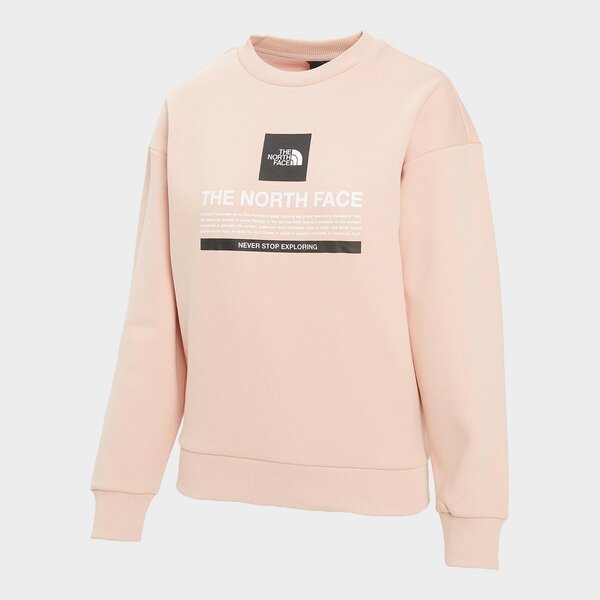 THE NORTH FACE BLUZA BOX GRPHC CREW PNK/BLK - The North Face