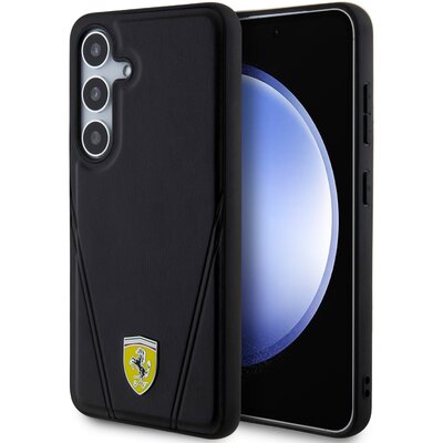 Ferrari FEHMS24MP3BAK S24+ S926 czarny/black hardcase Hot Stamp V Lines MagSafe