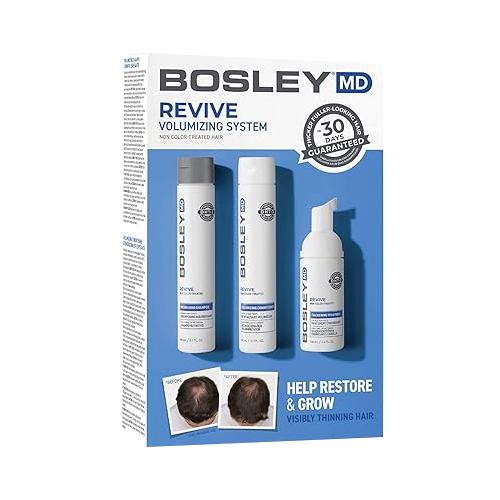 BOSLEYMD non-Color Revive Zestaw stymulujący porost włosów: szampon, 150ml + odżywka, 150ml + pianka, 100ml >> 0zł za wysyłkę przy zakupach od 149 zł 