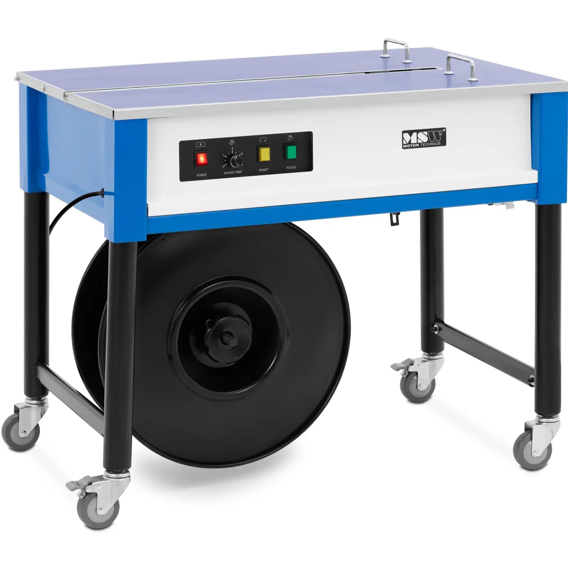 MSW Bandownica - półautomatyczna - szerokość taśmy 6 - 15 mm - grubość taśmy 0,5 - 1 mm MSW-PASO SSM30