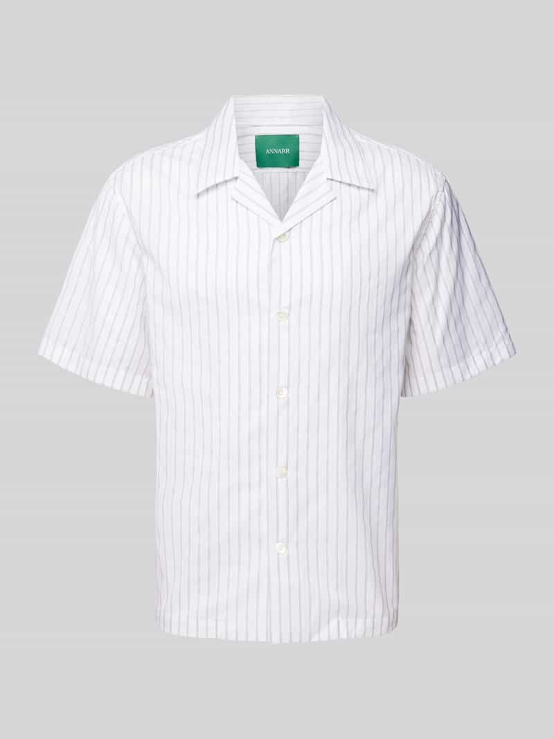 Koszula casualowa o kroju relaxed fit ze wzorem w paski model ‘FRED’