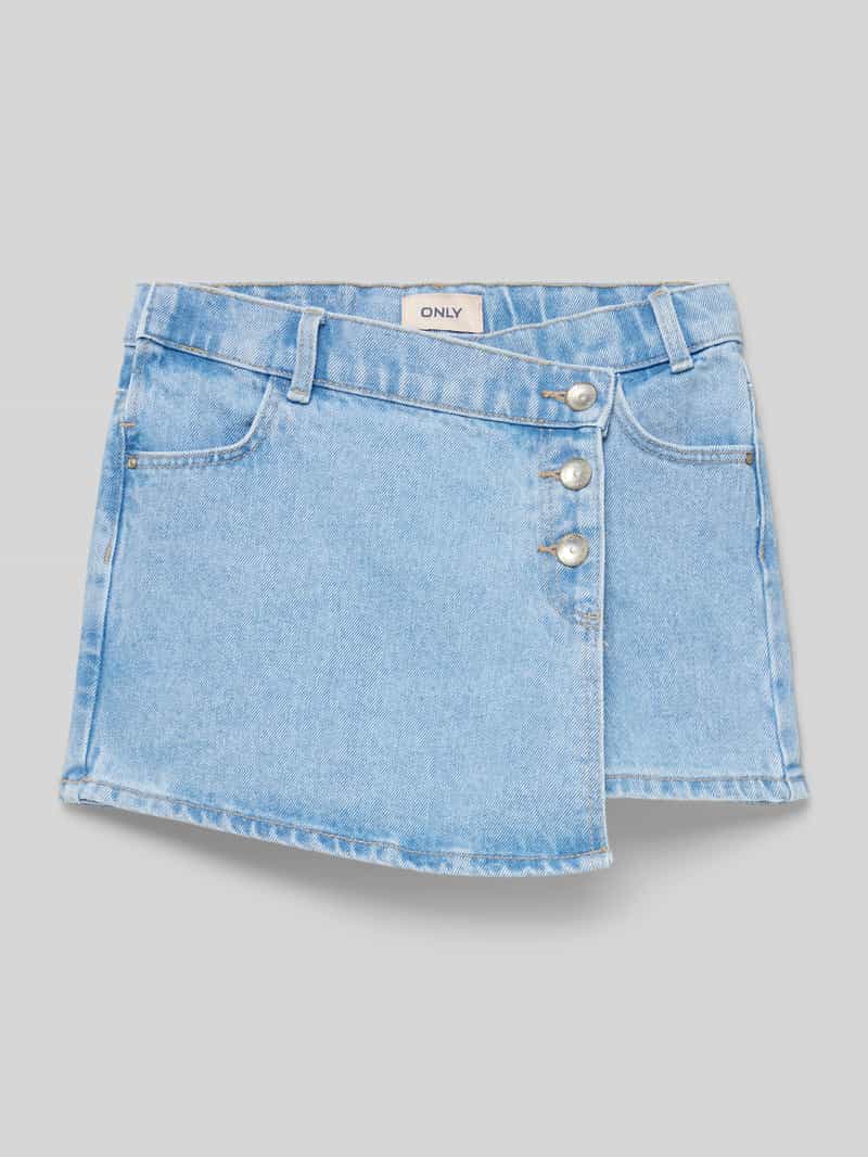 Szorty jeansowe z listwą guzikową model ‘JENNY’